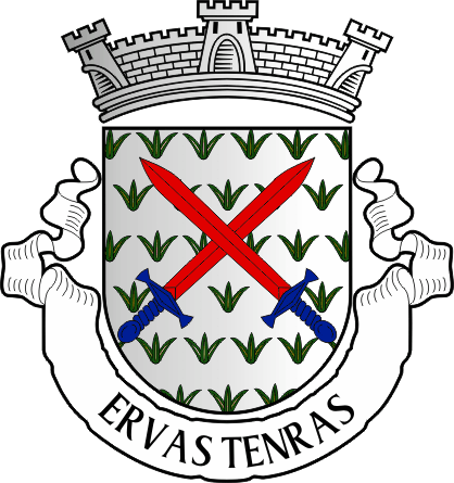 Brasão da antiga freguesia de Ervas Tenras - Ervas Tenras former civil parish, coat-of-arms Brasão da antiga freguesia de Ervas Tenras - Ervas Tenras former civil parish, coat-of-arms