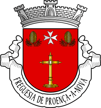 Brasão da antiga freguesia de Proença-a-Nova - Proença-a-Nova former civil parish, coat-of-arms Brasão da antiga freguesia de Proença-a-Nova - Proença-a-Nova former civil parish, coat-of-arms