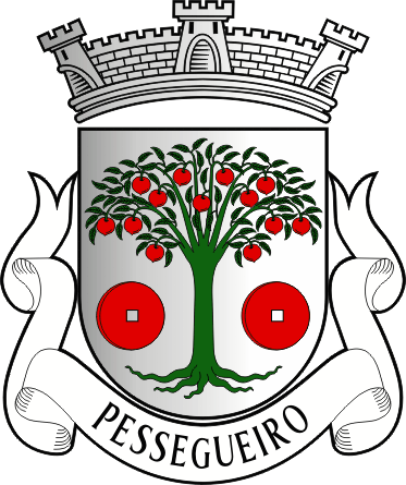 Brasão da freguesia de Pessegueiro - Pessegueiro civil parish, coat-of-arms Brasão da freguesia de Pessegueiro - Pessegueiro civil parish, coat-of-arms