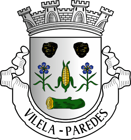 Brasão da freguesia de Vilela - Vilela civil parish, coat-of-arms Brasão da freguesia de Vilela - Vilela civil parish, coat-of-arms