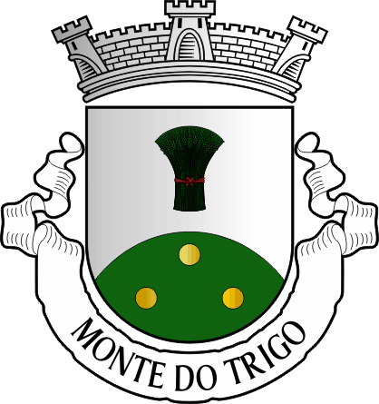Brasão da freguesia de Monte do Trigo - Monte do Trigo civil parish, coat-of-arms Brasão da freguesia de Monte do Trigo - Monte do Trigo civil parish, coat-of-arms
