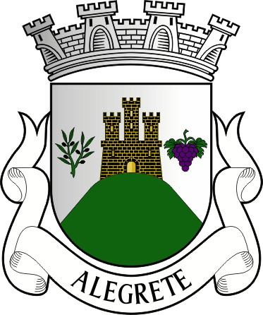 Brasão da freguesia de Alegrete - Alegrete civil parish, coat-of-arms