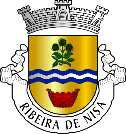 Brasão da antiga freguesia de Ribeira de Nisa - Ribeira de Nisa former civil parish, coat-of-arms Brasão da antiga freguesia de Ribeira de Nisa - Ribeira de Nisa former civil parish, coat-of-arms