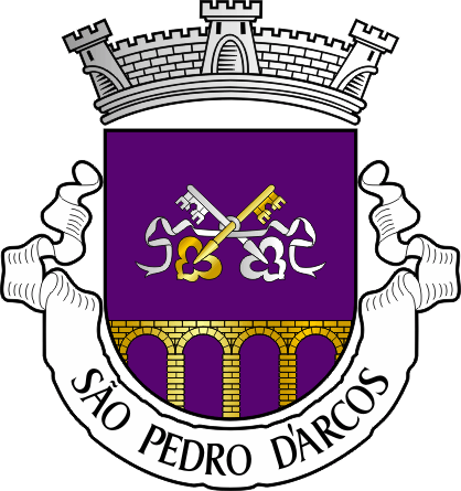 Brasão da freguesia de São Pedro D'Arcos - São Pedro D'Arcos civil parish, coat-of-arms Brasão da freguesia de São Pedro D'Arcos - São Pedro D'Arcos civil parish, coat-of-arms