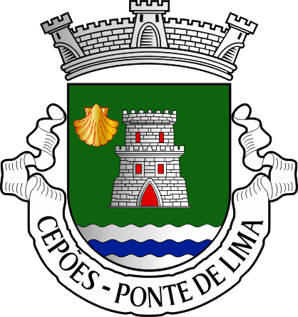 Brasão da antiga freguesia de Cepões - Cepões former civil parish, coat-of-arms Brasão da antiga freguesia de Cepões - Cepões former civil parish, coat-of-arms