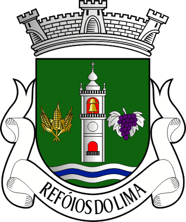 Brasão da freguesia de Refóios do Lima - Refóios do Lima civil parish, coat-of-arms Brasão da freguesia de Refóios do Lima - Refóios do Lima civil parish, coat-of-arms