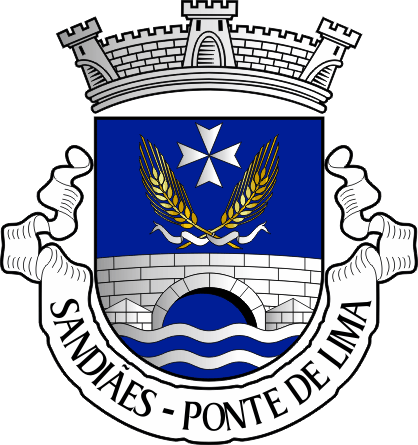 Brasão da antiga freguesia de Sandiães - Sandiães former civil parish, coat-of-arms Brasão da antiga freguesia de Sandiães - Sandiães former civil parish, coat-of-arms