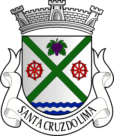 Brasão da freguesia de Santa Cruz do Lima - Santa Cruz do Lima civil parish, coat-of-arms Brasão da freguesia de Santa Cruz do Lima - Santa Cruz do Lima civil parish, coat-of-arms