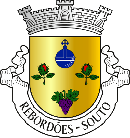 Brasão da freguesia de Rebordões (Souto) - Rebordões (Souto) civil parish, coat-of-arms