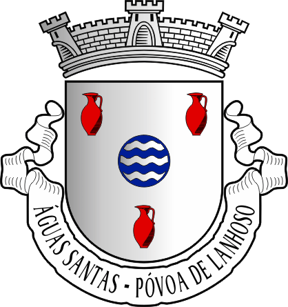 Brasão da antiga freguesia de Águas Santas - Águas Santas former civil parish, coat-of-arms