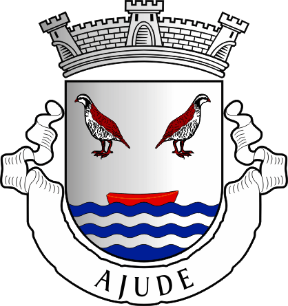 Brasão da antiga freguesia de Ajude - Ajude former civil parish, coat-of-arms Brasão da antiga freguesia de Ajude - Ajude former civil parish, coat-of-arms