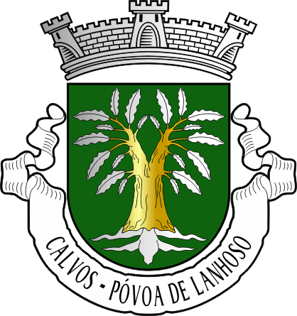 Brasão da antiga freguesia de Calvos - Calvos former civil parish, coat-of-arms Brasão da antiga freguesia de Calvos - Calvos former civil parish, coat-of-arms