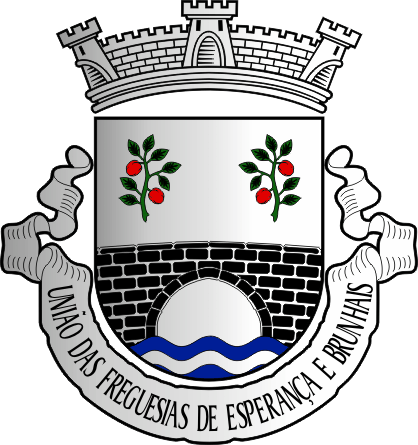 Brasão da União das freguesias de Esperança e Brunhais - Esperança and Brunhais civil parishes union coat-of-arms Brasão da União das freguesias de Esperança e Brunhais - Esperança and Brunhais civil parishes union coat-of-arms