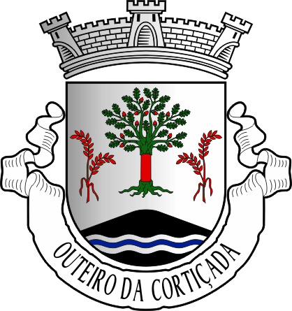 Brasão da antiga freguesia de Outeiro da Cortiçada - Outeiro da Cortiçada former civil parish, coat-of-arms Brasão da antiga freguesia de Outeiro da Cortiçada - Outeiro da Cortiçada former civil parish, coat-of-arms