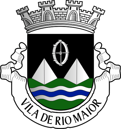 Brasão do Município de Rio Maior - Rio Maior municipal coat-of-arms