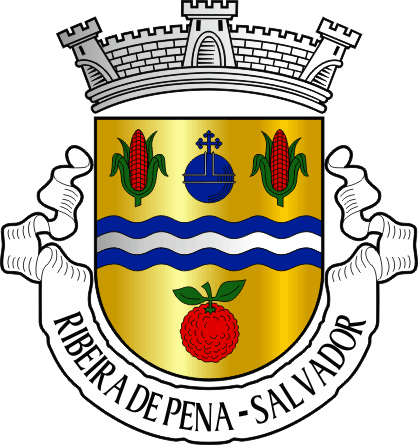Brasão da antiga freguesia de Ribeira de Pena (Salvador) - Ribeira de Pena (Salvador) former civil parish, coat-of-arms Brasão da antiga freguesia de Ribeira de Pena (Salvador) - Ribeira de Pena (Salvador) former civil parish, coat-of-arms