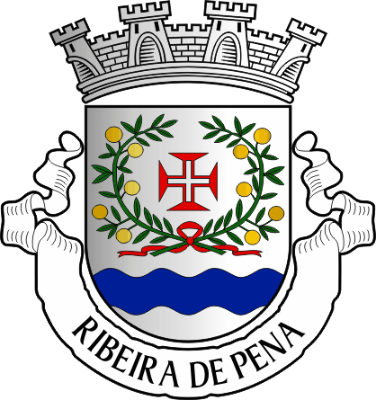 Brasão do Município de Ribeira de Pena - Ribeira de Pena municipal coat-of-arms Brasão do Município de Ribeira de Pena - Ribeira de Pena municipal coat-of-arms