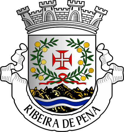 Brasão do Município de Ribeira de Pena - Ribeira de Pena municipal coat-of-arms Brasão do Município de Ribeira de Pena - Ribeira de Pena municipal coat-of-arms