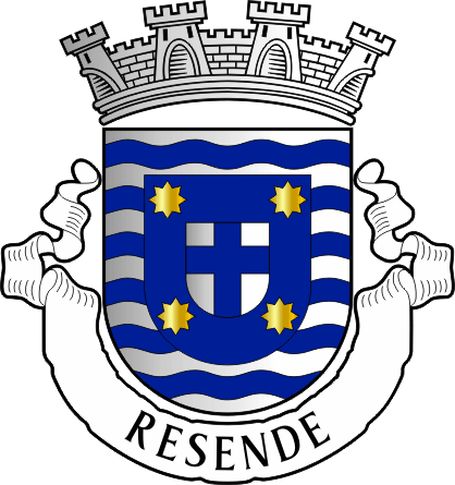 Brasão do Município de Resende - Resende municipal coat-of-arms Brasão do Município de Resende - Resende municipal coat-of-arms