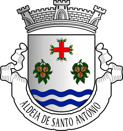 Brasão da antiga freguesia de Aldeia de Santo António - Aldeia de Santo António former civil parish, coat-of-arms Brasão da antiga freguesia de Aldeia de Santo António - Aldeia de Santo António former civil parish, coat-of-arms