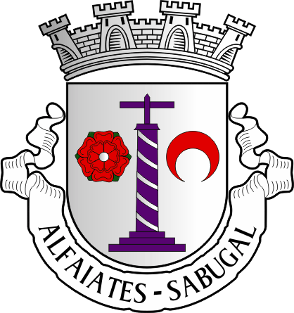 Brasão da freguesia de Alfaiates - Alfaiates civil parish, coat-of-arms Brasão da freguesia de Alfaiates - Alfaiates civil parish, coat-of-arms