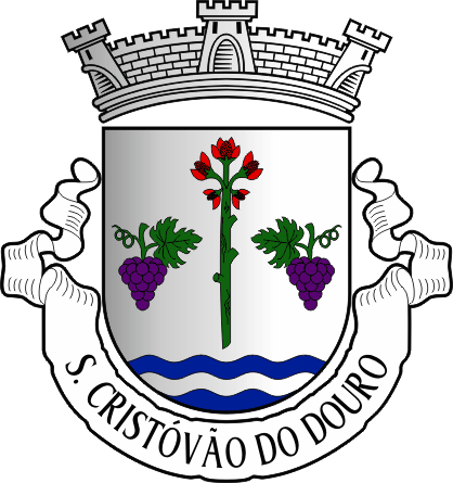 Brasão da antiga freguesia de São Cristóvão do Douro - São Cristóvão do Douro former civil parish, coat-of-arms Brasão da antiga freguesia de São Cristóvão do Douro - São Cristóvão do Douro former civil parish, coat-of-arms