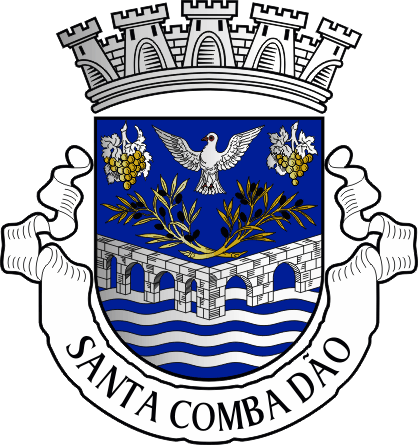 Brasão do Município de Santa Comba Dão - Santa Comba Dão municipal coat-of-arms Brasão do Município de Santa Comba Dão - Santa Comba Dão municipal coat-of-arms