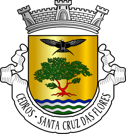 Brasão da freguesia de Cedros - Cedros civil parish, coat-of-arms Brasão da freguesia de Cedros - Cedros civil parish, coat-of-arms