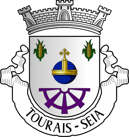 Brasão da antiga freguesia de Tourais - Tourais former civil parish, coat-of-arms