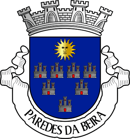 Brasão da freguesia de Paredes da Beira - Paredes da Beira civil parish, coat-of-arms