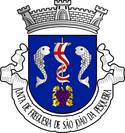 Brasão da antiga freguesia de São João da Pesqueira - São João da Pesqueira former civil parish, coat-of-arms Brasão da antiga freguesia de São João da Pesqueira - São João da Pesqueira former civil parish, coat-of-arms