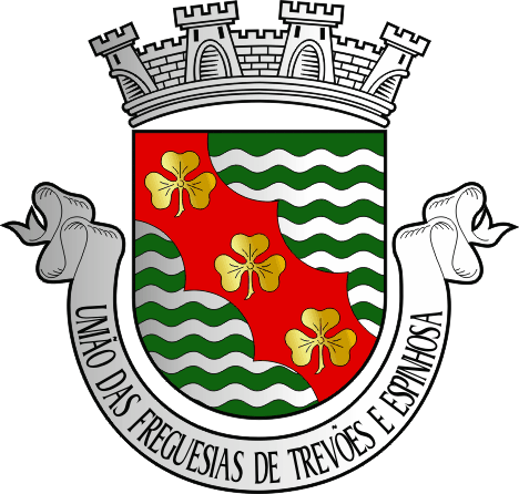 Brasão da União das freguesias de Trevões e Espinhosa - Trevões and Espinhosa civil parishes union coat-of-arms Brasão da União das freguesias de Trevões e Espinhosa - Trevões and Espinhosa civil parishes union coat-of-arms