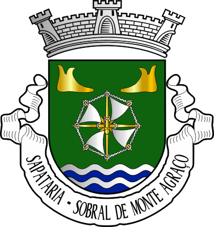 Brasão da freguesia de Sapataria - Sapataria civil parish, coat-of-arms Brasão da freguesia de Sapataria - Sapataria civil parish, coat-of-arms
