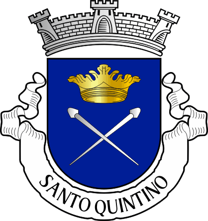 Brasão da freguesia de Santo Quintino - Santo Quintino civil parish, coat-of-arms Brasão da freguesia de Santo Quintino - Santo Quintino civil parish, coat-of-arms