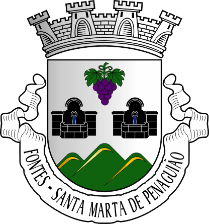 Brasão da freguesia de Fontes - Fontes civil parish, coat-of-arms Brasão da freguesia de Fontes - Fontes civil parish, coat-of-arms