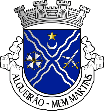 Brasão da freguesia de Algueirão-Mem Martins - Algueirão-Mem Martins civil parish, coat-of-arms Brasão da freguesia de Algueirão-Mem Martins - Algueirão-Mem Martins civil parish, coat-of-arms