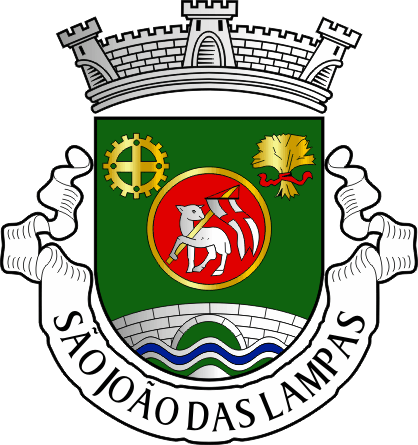 Brasão da antiga freguesia de São João das Lampas - São João das Lampas former civil parish, coat-of-arms Brasão da antiga freguesia de São João das Lampas - São João das Lampas former civil parish, coat-of-arms