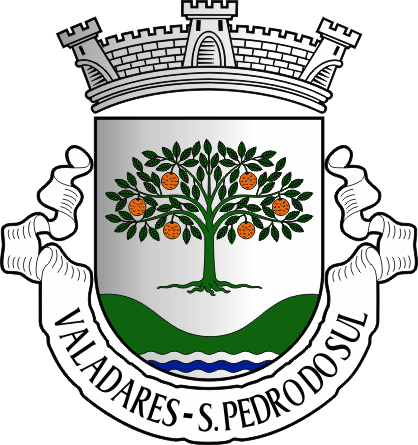 Brasão da freguesia de Valadares - Valadares civil parish, coat-of-arms