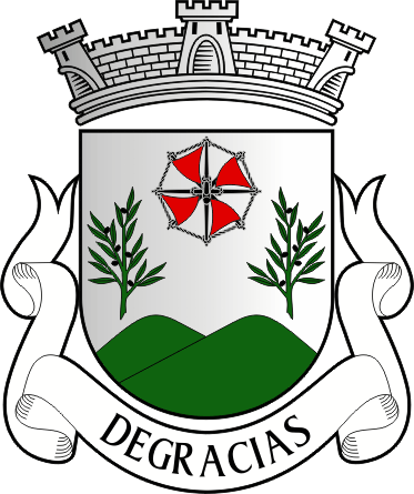 Brasão da antiga freguesia de Degracias - Degracias former civil parish, coat-of-arms