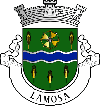 Brasão da freguesia de Lamosa - Lamosa civil parish, coat-of-arms