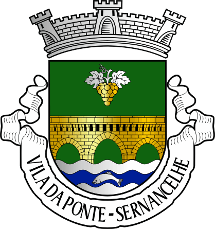 Brasão da freguesia de Vila da Ponte - Vila da Ponte civil parish, coat-of-arms