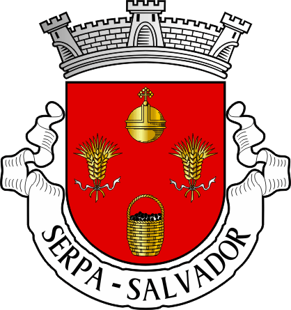 Brasão da antiga freguesia de Serpa (Salvador) - Serpa (Salvador) former civil parish, coat-of-arms Brasão da antiga freguesia de Serpa (Salvador) - Serpa (Salvador) former civil parish, coat-of-arms