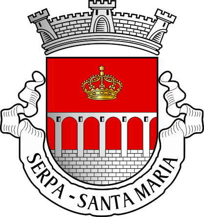 Brasão da antiga freguesia de Serpa (Santa Maria) - Serpa (Santa Maria) former civil parish, coat-of-arms Brasão da antiga freguesia de Serpa (Santa Maria) - Serpa (Santa Maria) former civil parish, coat-of-arms
