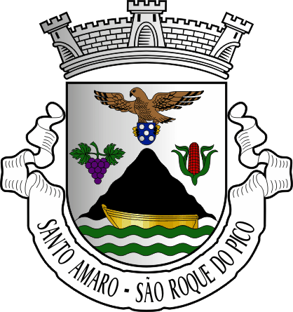 Brasão da freguesia de Santo Amaro - Santo Amaro civil parish, coat-of-arms Brasão da freguesia de Santo Amaro - Santo Amaro civil parish, coat-of-arms