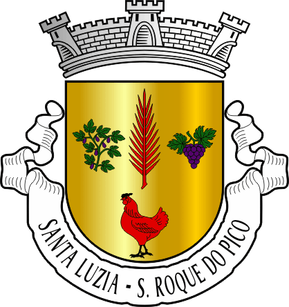 Brasão da freguesia de Santa Luzia - Santa Luzia civil parish, coat-of-arms