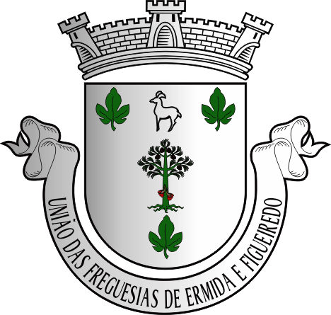 Brasão da União das freguesias de Ermida e Figueiredo - Ermida and Figueiredo civil parishes union coat-of-arms Brasão da União das freguesias de Ermida e Figueiredo - Ermida and Figueiredo civil parishes union coat-of-arms