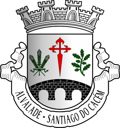 Brasão da freguesia de Alvalade - Alvalade civil parish, coat-of-arms