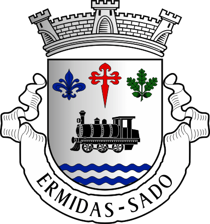 Brasão da freguesia de Ermidas-Sado - Ermidas-Sado civil parish, coat-of-arms