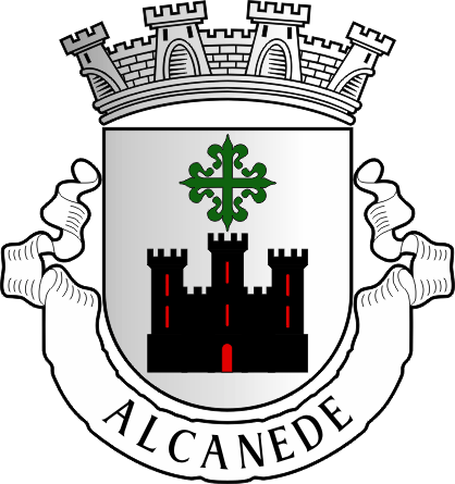 Brasão da freguesia de Alcanede - Alcanede civil parish, coat-of-arms Brasão da freguesia de Alcanede - Alcanede civil parish, coat-of-arms