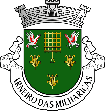 Brasão da freguesia de Arneiro das Milhariças - Arneiro das Milhariças civil parish, coat-of-arms